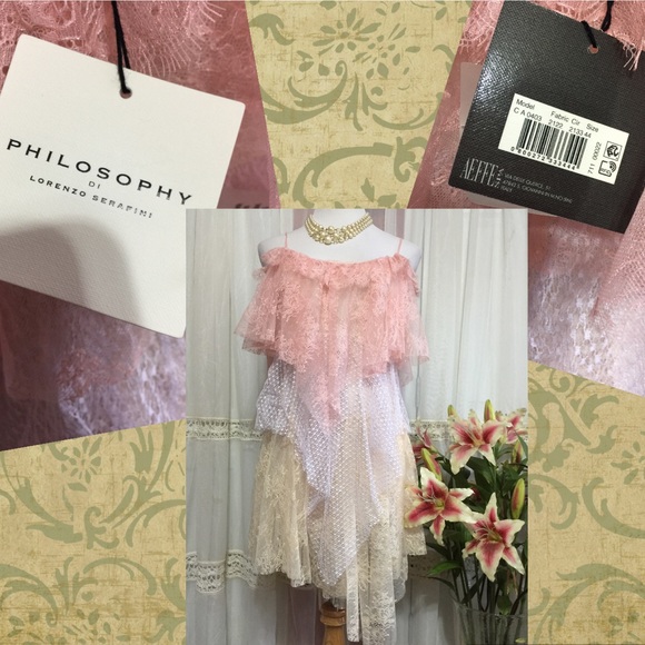 PHILOSOPHY DI LORENZO SERAFINI asymmetric dress - Picture 7 of 8